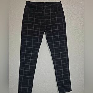 Plaid slim Pants NWT